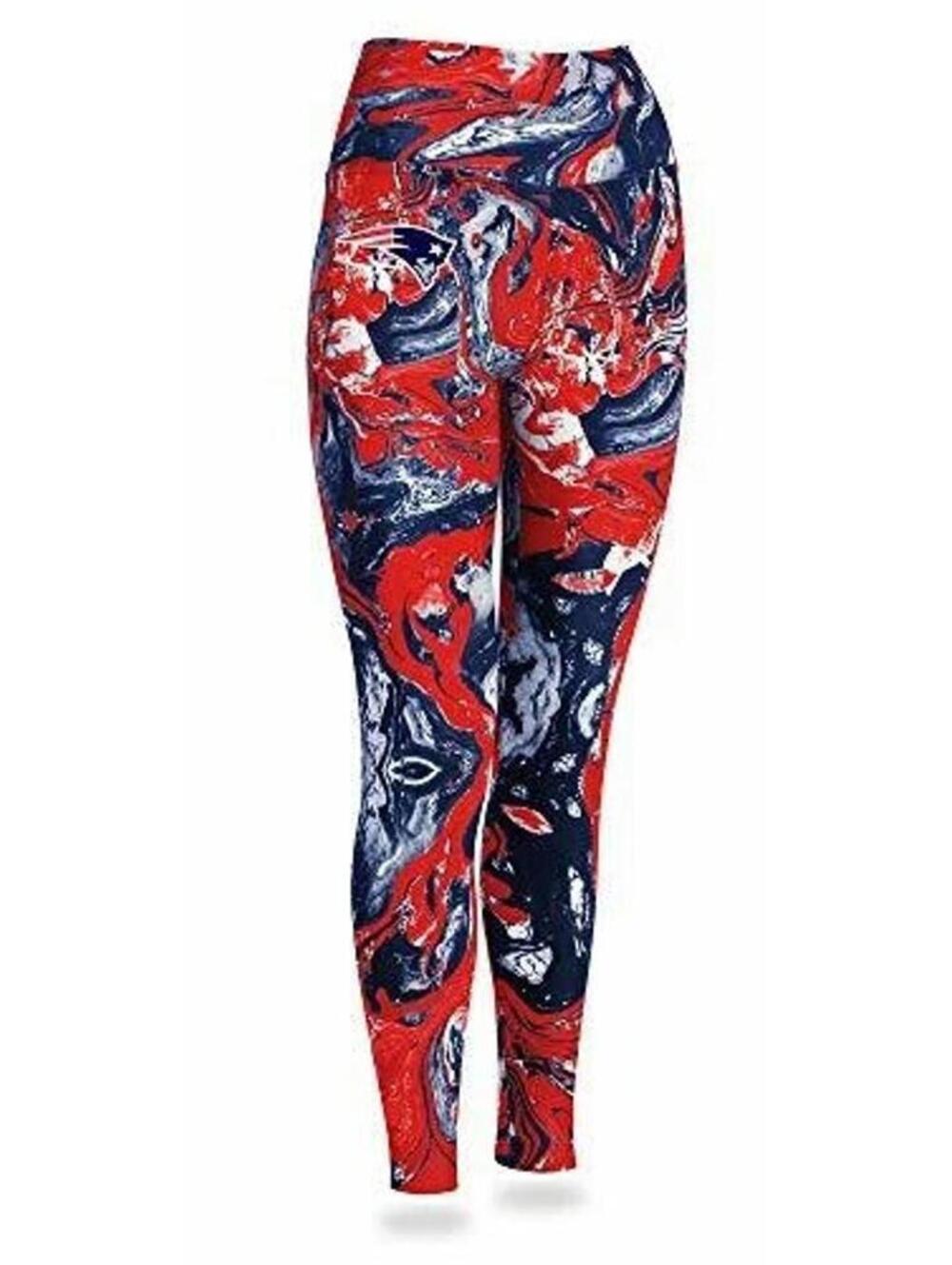 Zubaz NFL Women's New England Patriots Team Swirl Leggings NWT size S